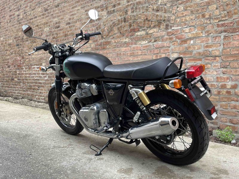 2023 Royal Enfield INT 650   in a Downtown Drag exterior color. Motoworks Chicago 312-738-4269 motoworkschicago.com 