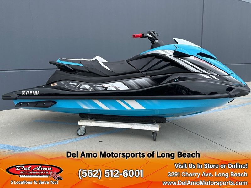 2024 Yamaha GP1900A-AA  in a BLACK/CYAN exterior color. Del Amo Motorsports of Long Beach (562) 362-3160 delamomotorsports.com 