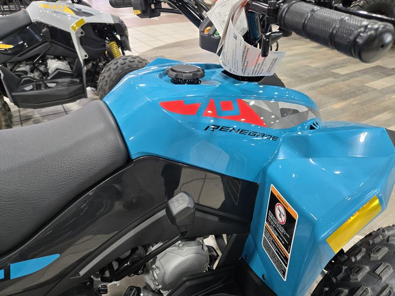 2025 Can-Am RENEGADE 70 EFI ICEBERG BLUE AND BLACKImage 12