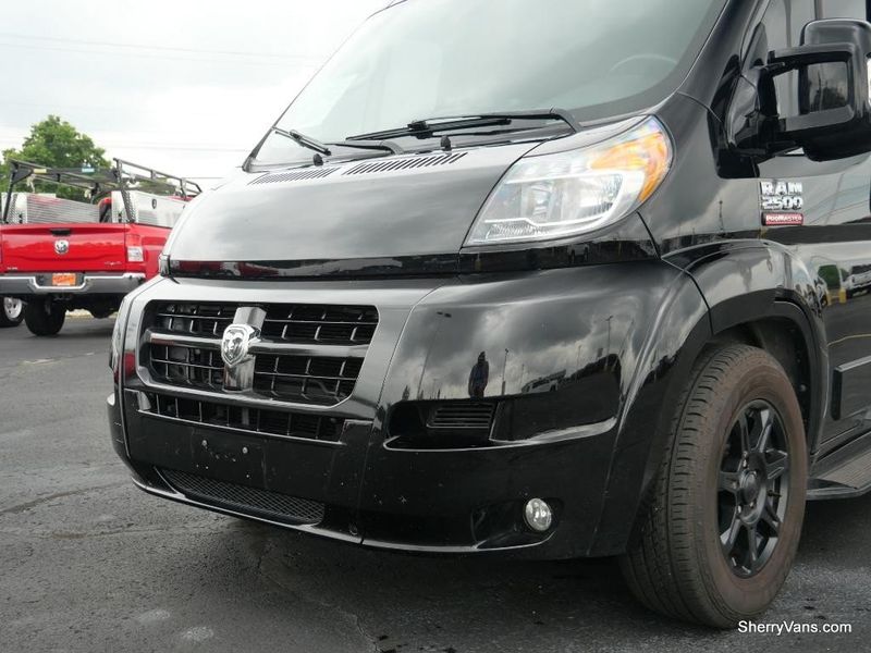 2018 RAM ProMaster 2500 High Roof in a Black Clear Coat exterior color and Blackinterior. Paul Sherry Chrysler Dodge Jeep RAM (937) 749-7061 sherrychrysler.net 