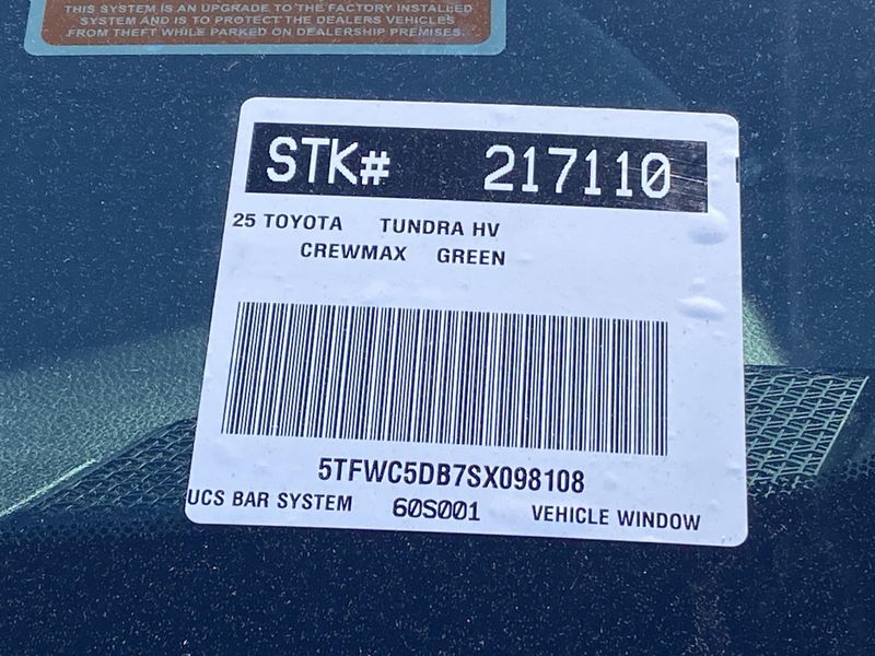 New 2025 Toyota Tundra Limited HybridImage 22