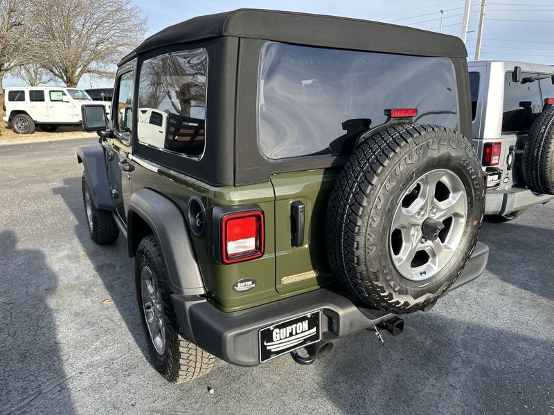 2021 Jeep Wrangler Freedom in a Sarge Green Clear Coat exterior color and Blackinterior. Gupton Motors Inc 615-384-2886 guptonmotors.com 