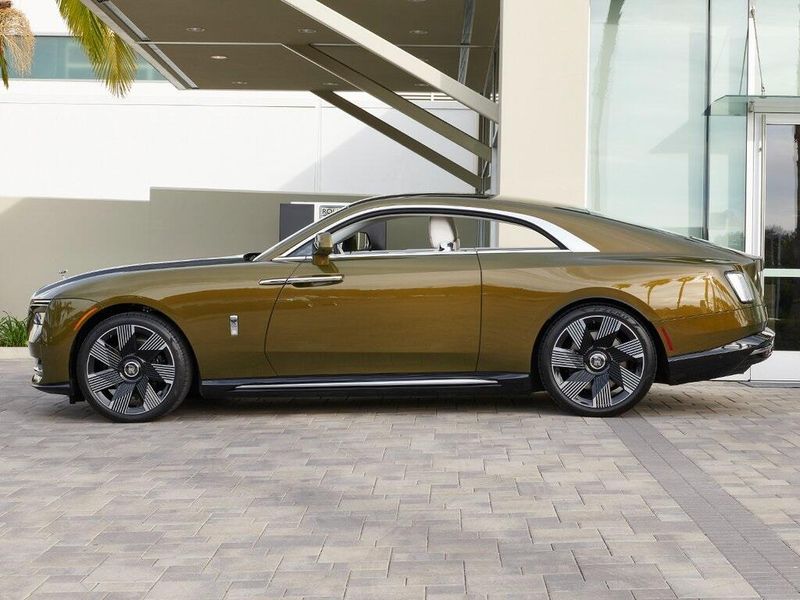 2024 Rolls-Royce   in a Chartreuse exterior color and Grace Whiteinterior. SHELLY AUTOMOTIVE shellyautomotive.com 