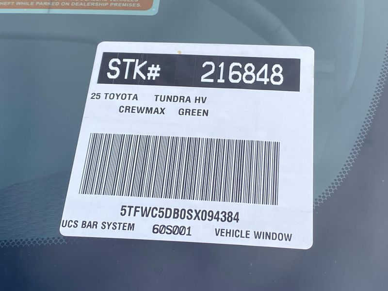 New 2025 Toyota Tundra Platinum HybridImage 22