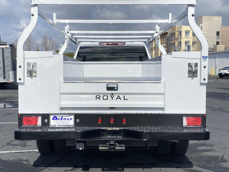 2024 Chevrolet Silverado 3500HD CC Work Truck in a Summit White exterior color and Jet Blackinterior. BEACH BLVD OF CARS beachblvdofcars.com 