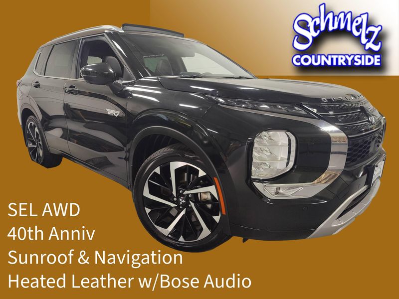 Used 2023 Mitsubishi Outlander PHEV SEL AWD 40th Anniv w/Sunroof/NavImage 1