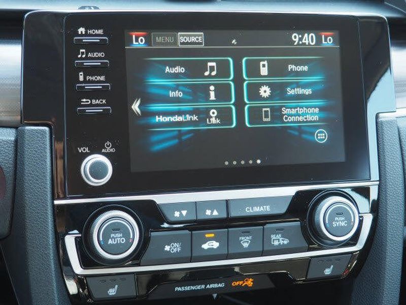 2020 Honda Civic Sedan EX in a Lunar Silver Metallic exterior color and Blackinterior. BEACH BLVD OF CARS beachblvdofcars.com 