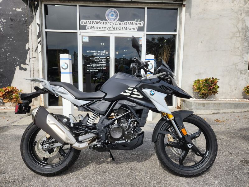 2024 BMW G 310 GS  in a COSMIC BLACK 3 exterior color. BMW Motorcycles of Miami 786-845-0052 motorcyclesofmiami.com 