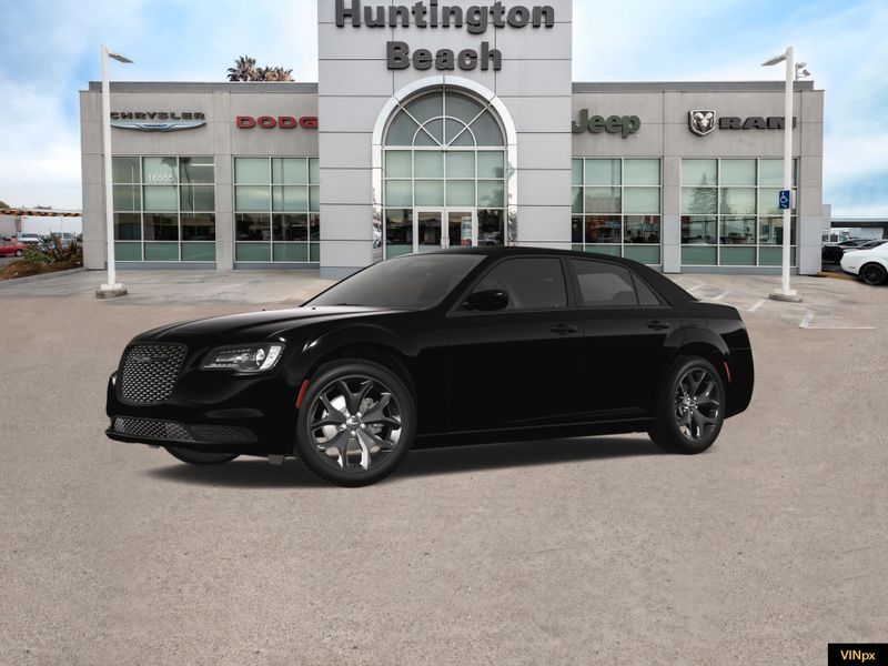 2023 Chrysler 300 Touring in a Gloss Black exterior color and Blackinterior. BEACH BLVD OF CARS beachblvdofcars.com 