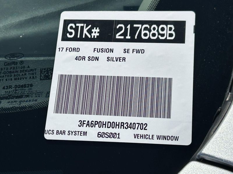 Used 2017 Ford Fusion SEImage 34