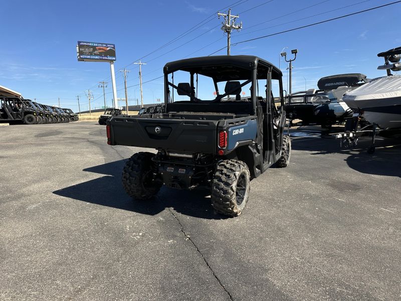 2025 CAN-AM DEFENDER MAX XT HD9 DUSTY NAVY in a DUSTY NAVY exterior color. Family PowerSports (877) 886-1997 familypowersports.com 