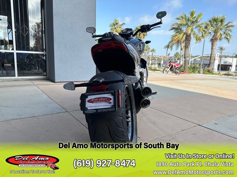 2024 Triumph ROCKET 3 R  in a SAPPHIRE BLACK exterior color. Del Amo Motorsports of South Bay (619) 547-1937 delamomotorsports.com 