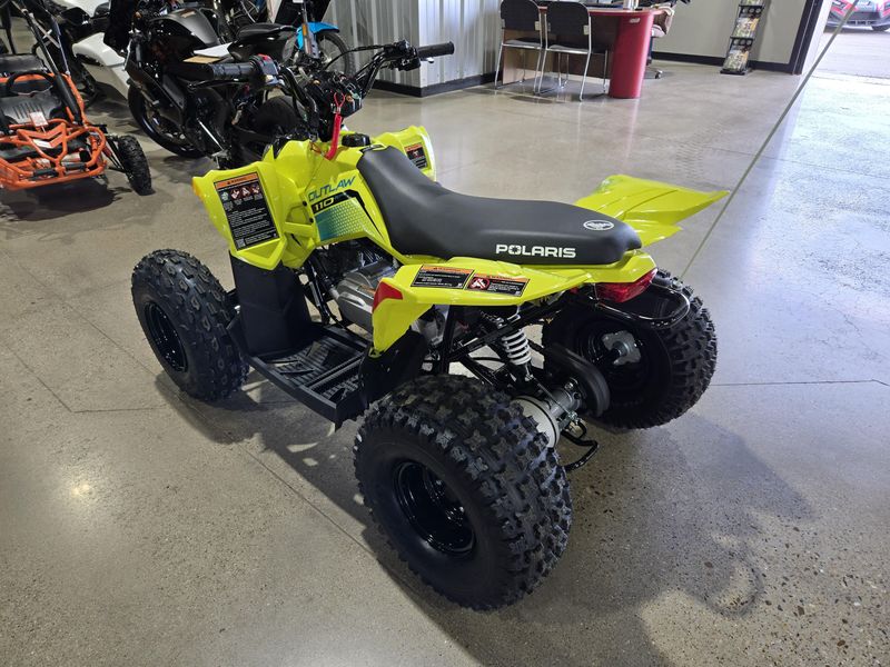 New 2026 Polaris OUTLAW 110 LIME SQUEEZE Image 12