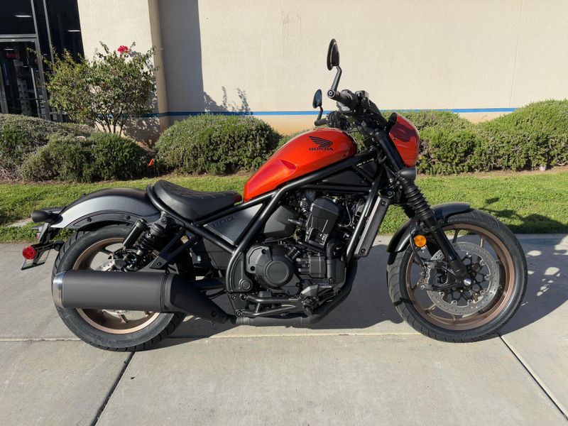 2025 Honda REBEL 1100 DCT SE FLARE ORANGE METALLIC Image 3