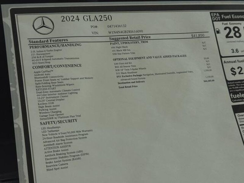 2024 Mercedes-Benz GLA 250Image 20