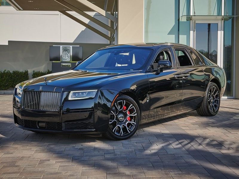 2024 Rolls-Royce Ghost  in a Black Diamond exterior color and Blackinterior. SHELLY AUTOMOTIVE shellyautomotive.com 