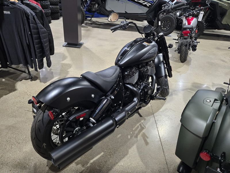 New 2025 Indian Motorcycle CHIEF BOBBER DARK HORSE BLACK SMOKE Image 7