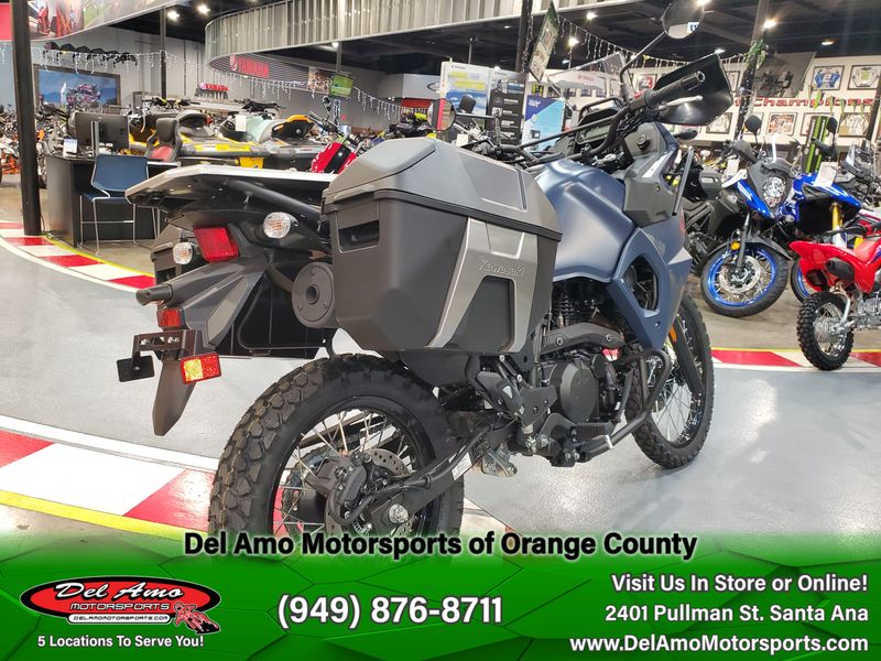 2024 Kawasaki KL650HRFAL-BU1  in a METALLIC MATTE TWILIGHT BLUE exterior color. Del Amo Motorsports of Orange County (949) 416-2102 delamomotorsports.com 