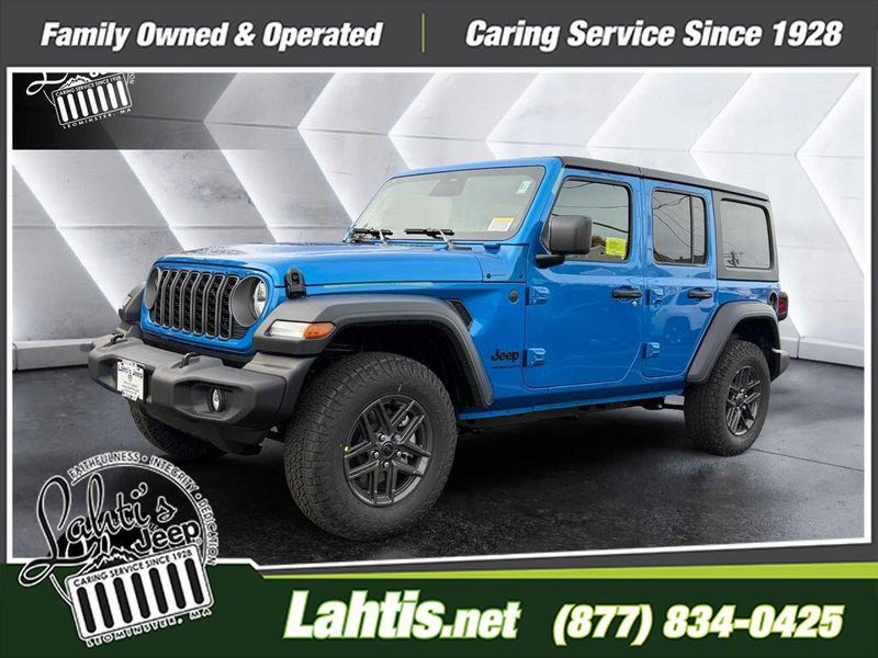 New 2026 Jeep Wrangler 4-door Sport S