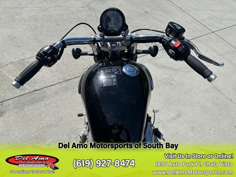 2024 Triumph BONNEVILLE SPEEDMASTER  in a JET BLACK exterior color. Del Amo Motorsports of South Bay (619) 547-1937 delamomotorsports.com 