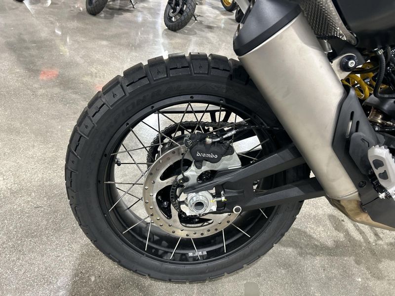 2024 Ducati Desertx  in a R22 LIVERY exterior color. Del Amo Motorsports of Redondo Beach (424) 390-7811 delamomotorsports.com 
