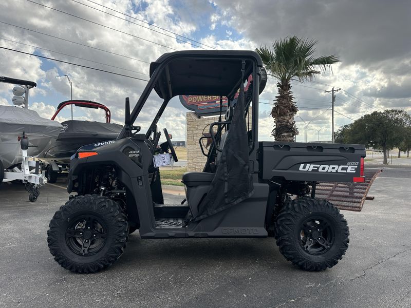 2025 CFMOTO UFORCE 600 NEBULA BLACK in a TWILIGHT BLUE exterior color. Family PowerSports (877) 886-1997 familypowersports.com 