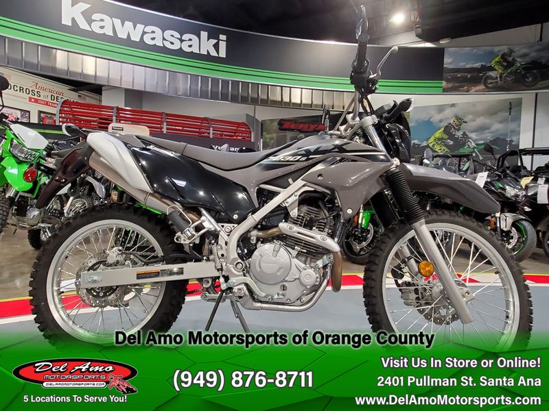 2023 Kawasaki KLX230MPFNL-GY1  in a BATTLE GRAY exterior color. Del Amo Motorsports of Orange County (949) 416-2102 delamomotorsports.com 