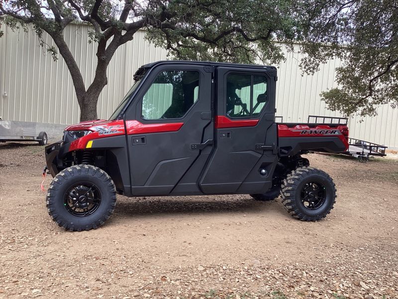 2025 Polaris RANGER CREW XP 1000 PREMIUM  SUNSET REDImage 1