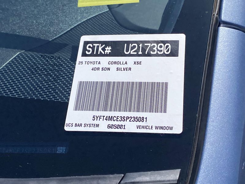 Used 2025 Toyota Corolla XSEImage 32