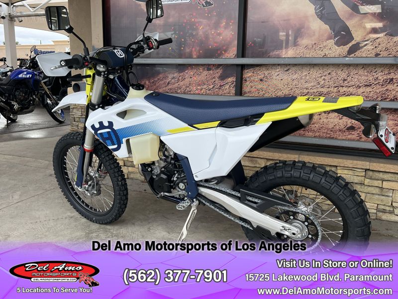 2024 HUSQVARNA FE 350S  in a WHITE exterior color. Del Amo Motorsports of Los Angeles (562) 262-9181 delamomotorsports.com 