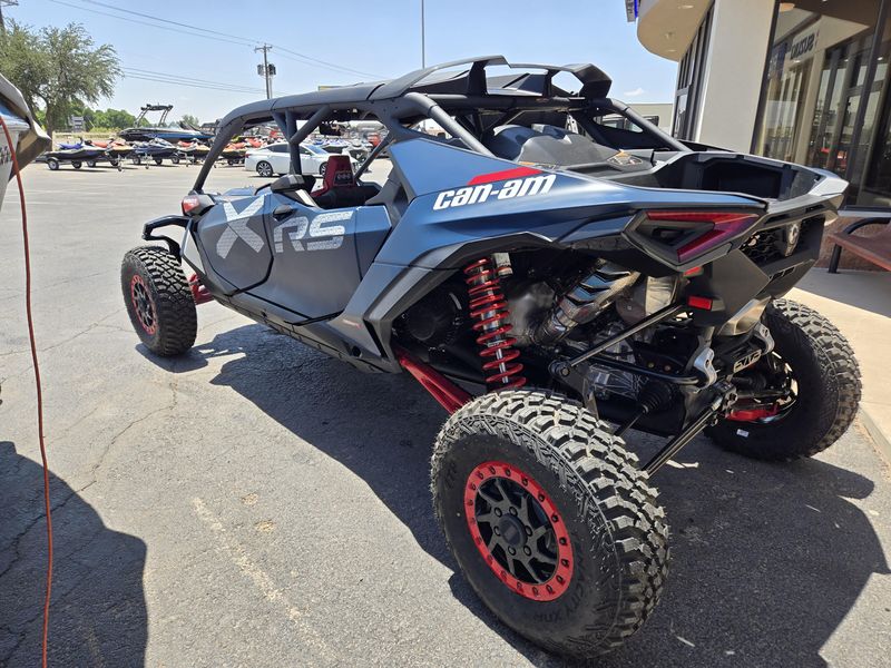 2025 Can-Am MAVERICK R MAX X RS 999T DCT DUSTY NAVY AND LEGION RED Image 4