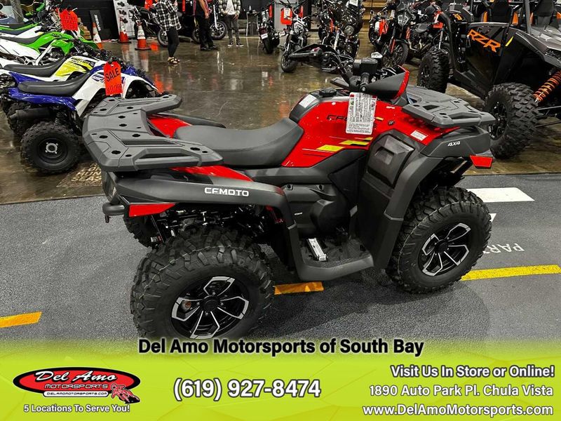 2024 CFMOTO CF600AU-3SA  in a MAGMA RED exterior color. Del Amo Motorsports of South Bay (619) 547-1937 delamomotorsports.com 