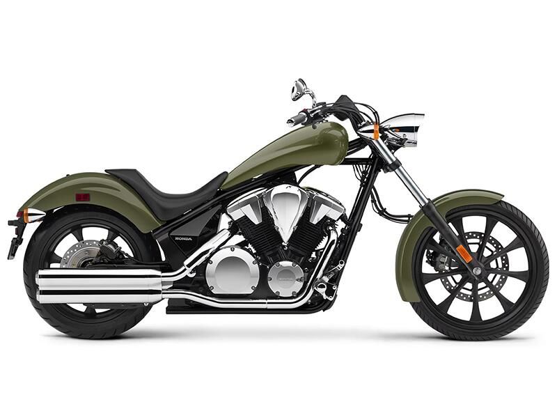 2024 Honda Fury in a Adventure Green exterior color. New England Powersports 978 338-8990 pixelmotiondemo.com 