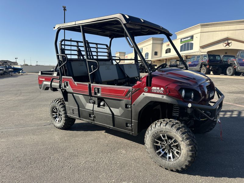 2025 Kawasaki MULE PROFXT 1000 LE RANCH EDITION METALLIC DEEP REDImage 3