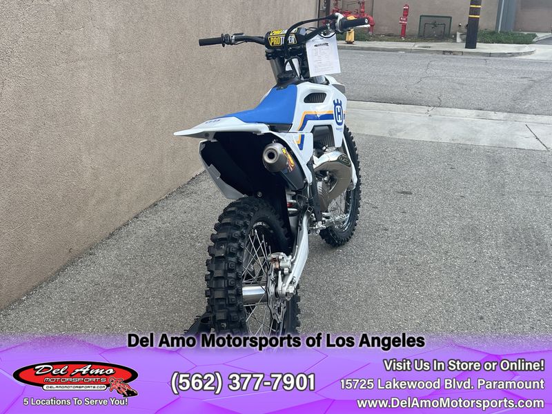 2023 HUSQVARNA TC 250 HERITAGE  in a WHITE exterior color. Del Amo Motorsports of Los Angeles (562) 262-9181 delamomotorsports.com 