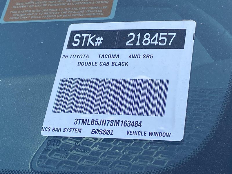 New 2025 Toyota Tacoma SR5Image 21