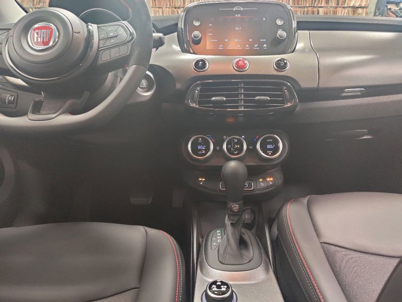 2023 Fiat 500x Sport Awd in a Nero Cinema (Black Clear Coat) exterior color and Black Heated Sport Seatsinterior. Schmelz Countryside Alfa Romeo and Fiat (651) 968-0556 schmelzfiat.com 