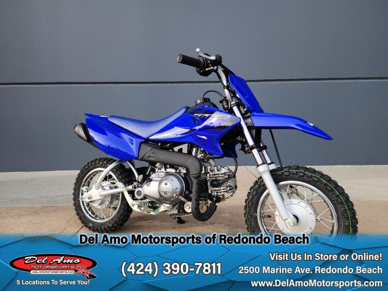 2024 Yamaha TTR50ERC  in a TEAM YAMAHA BLUE exterior color. Del Amo Motorsports of Redondo Beach (424) 304-1660 delamomotorsports.com 