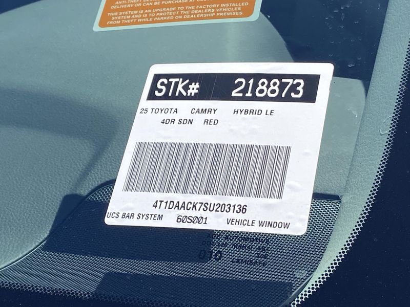 New 2025 Toyota Camry LEImage 20