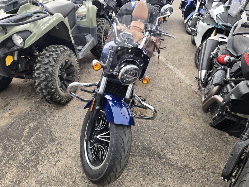 USED 2020 INDIAN MOTORCYCLE SCOUT DEEPWATER METALLIC WABS 49ST BASE Image 6
