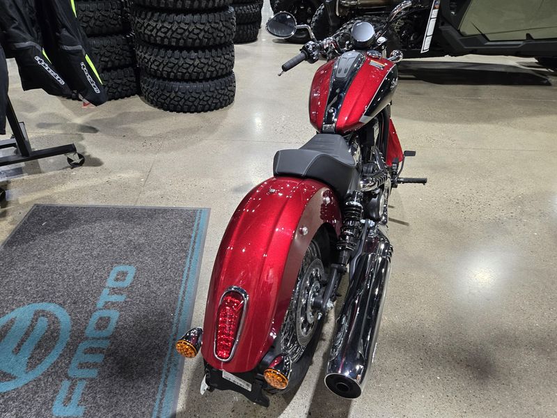 2025 Indian Motorcycle INDIAN SCOUT CLASSIC LIMITED WITH TECHNOLOGY PACKAGE SUNSET RED METALLIC Image 9