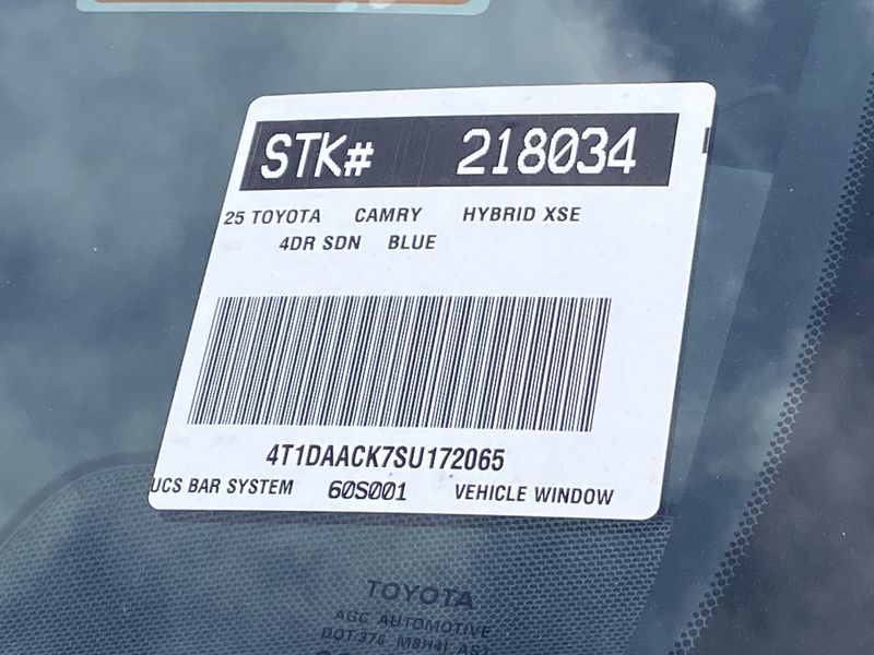 New 2025 Toyota Camry XSEImage 21