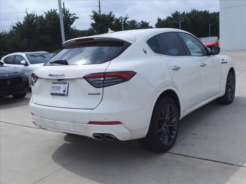 2024 Maserati Levante GT in a White exterior color and Black/Redinterior. Northside Imports Houston 281-475-4549 northsideimportshouston.com 