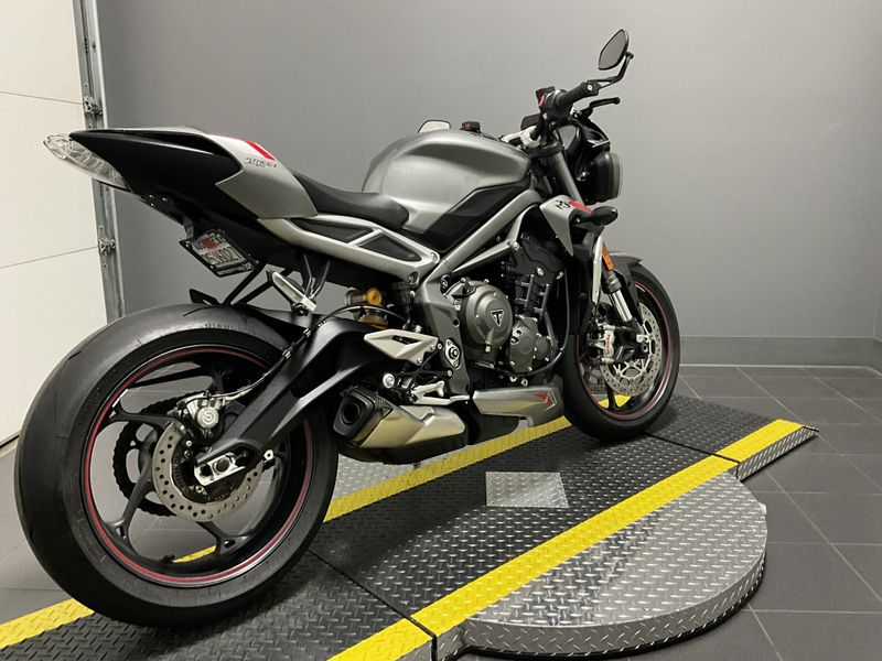 2021 Triumph STREET TRIPLE RS in a GREY exterior color. BMW Motorcycles of Modesto 209-524-2955 bmwmotorcyclesofmodesto.com 