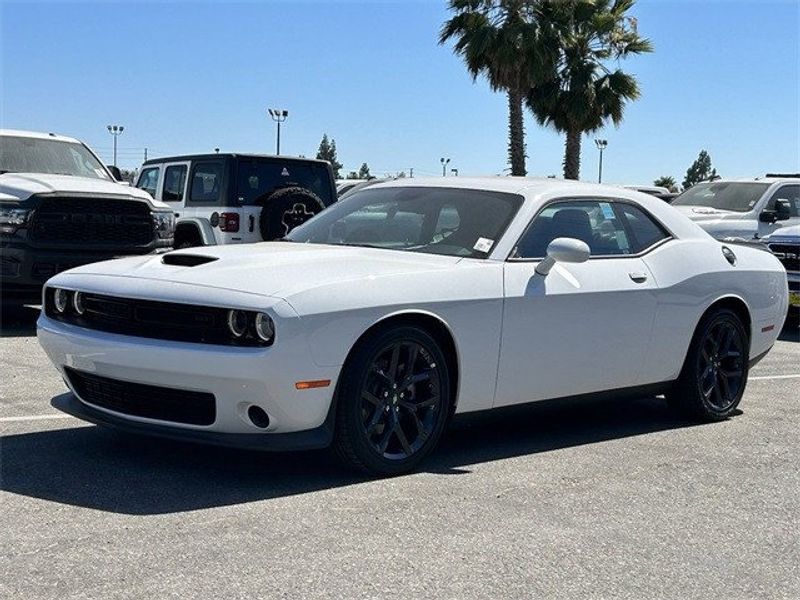 2023 Dodge Challenger Gt in a White Knuckle exterior color and Blackinterior. McPeek