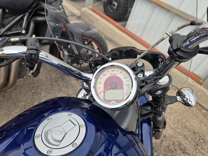 USED 2020 INDIAN MOTORCYCLE SCOUT DEEPWATER METALLIC WABS 49ST BASE Image 9