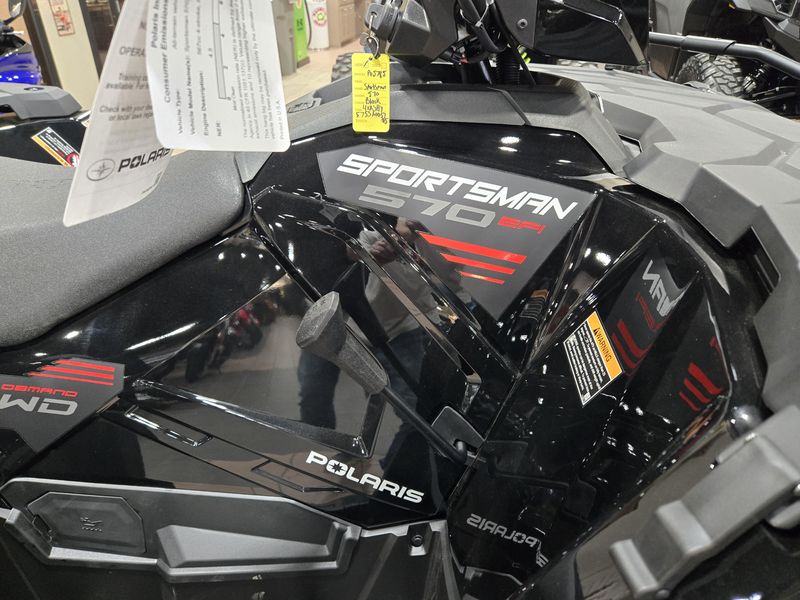 New 2025 Polaris SPORTSMAN 570 TRAIL ONYX BLACK Image 15