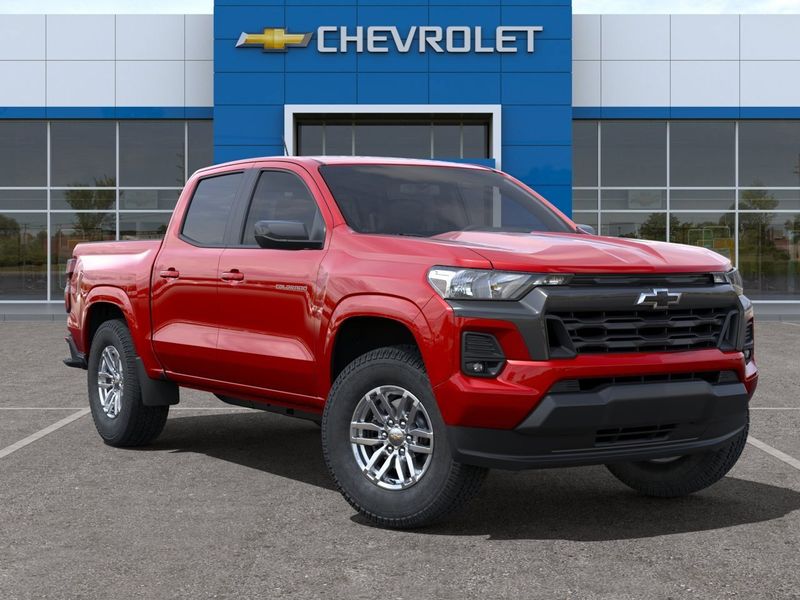 2023 Chevrolet Colorado 2WD LT in a Radiant Red Tint Coat exterior color and Jet Blackinterior. BEACH BLVD OF CARS beachblvdofcars.com 