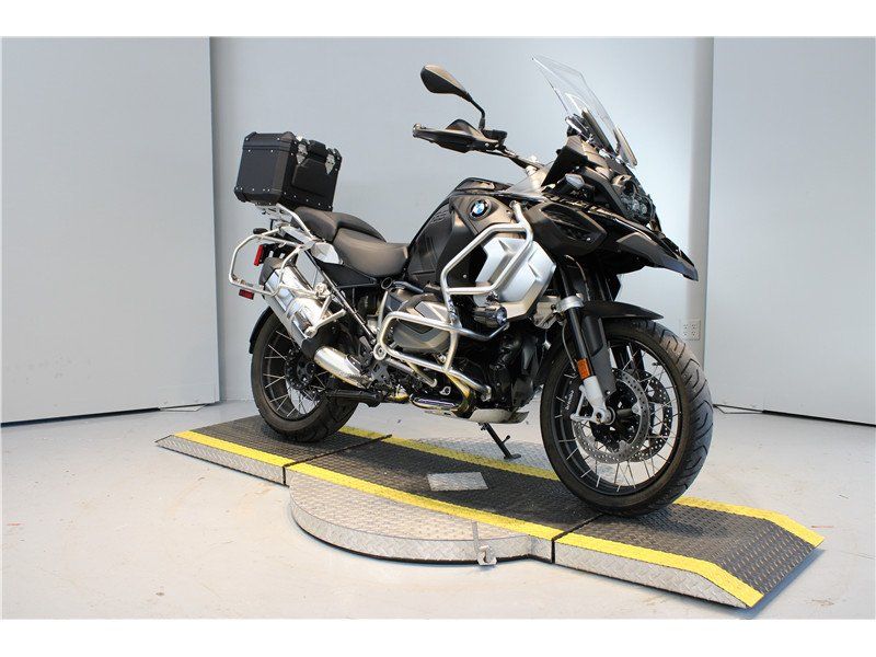 2023 BMW R 1250 GS Adventure in a BLACK exterior color. New England Powersports 978 338-8990 pixelmotiondemo.com 