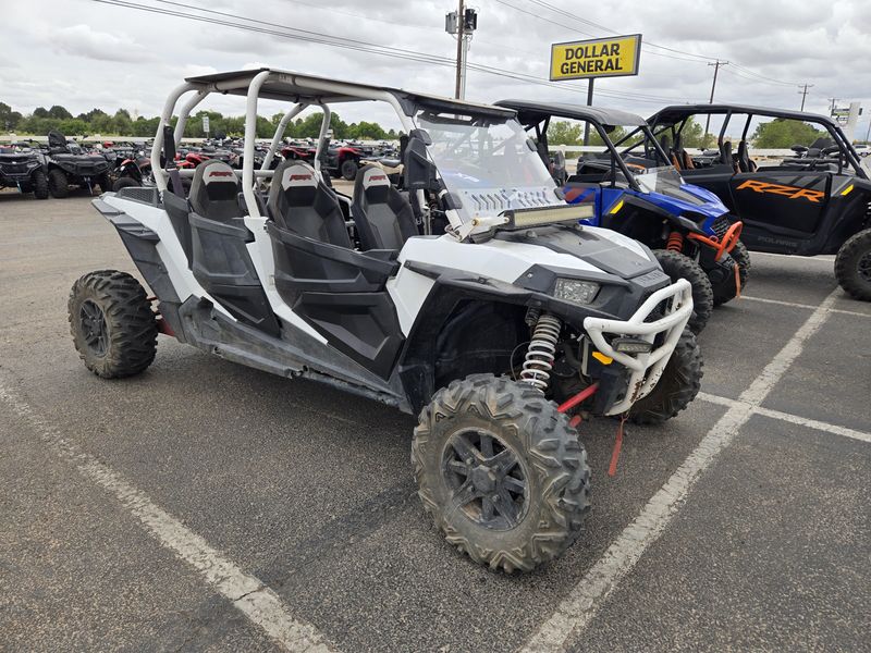USED 2014 POLARIS RZR XP 4 1000 EPS WHITE LIGHTNING LE EPS TITANIUM MATTE METALLIC Image 1